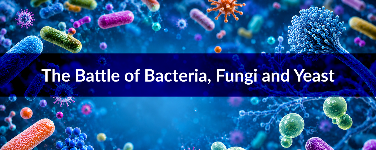 The Battle of Bacteria, Fungi and Yeast