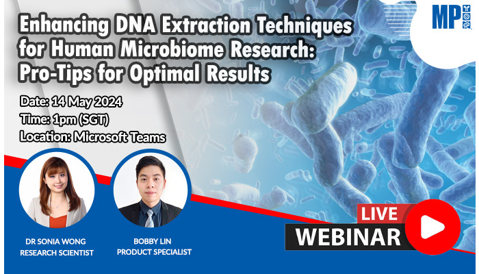 Enhancing DNA Extraction Techniques for Human Microbiome Research Webinar